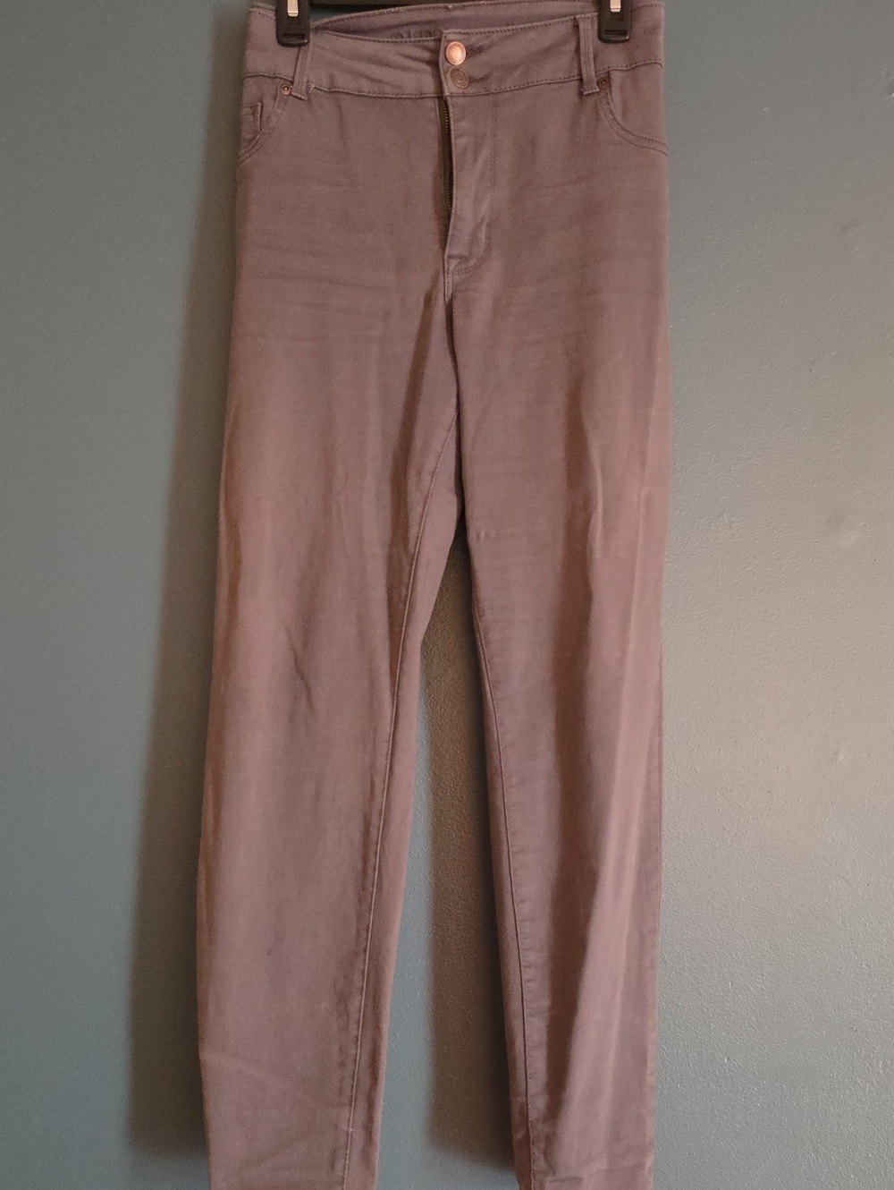 Women's Slim Fit Pants in Gray